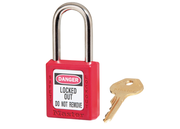 Master Lock Zenex Safety Padlock - Red