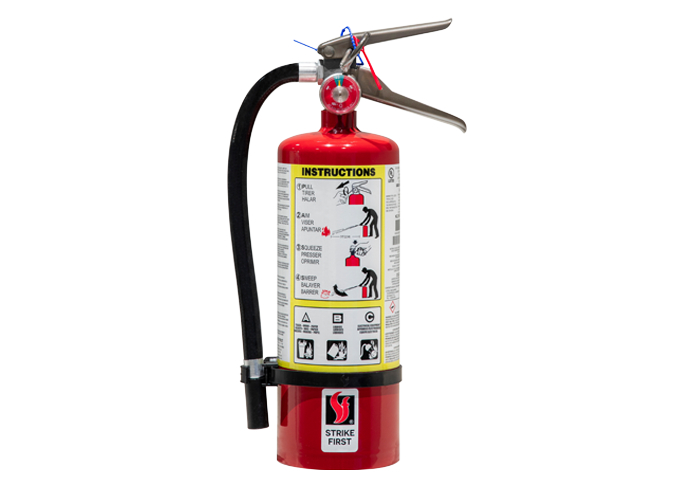 Strike First Portable Fire Extinguisher, 5lb Capacity